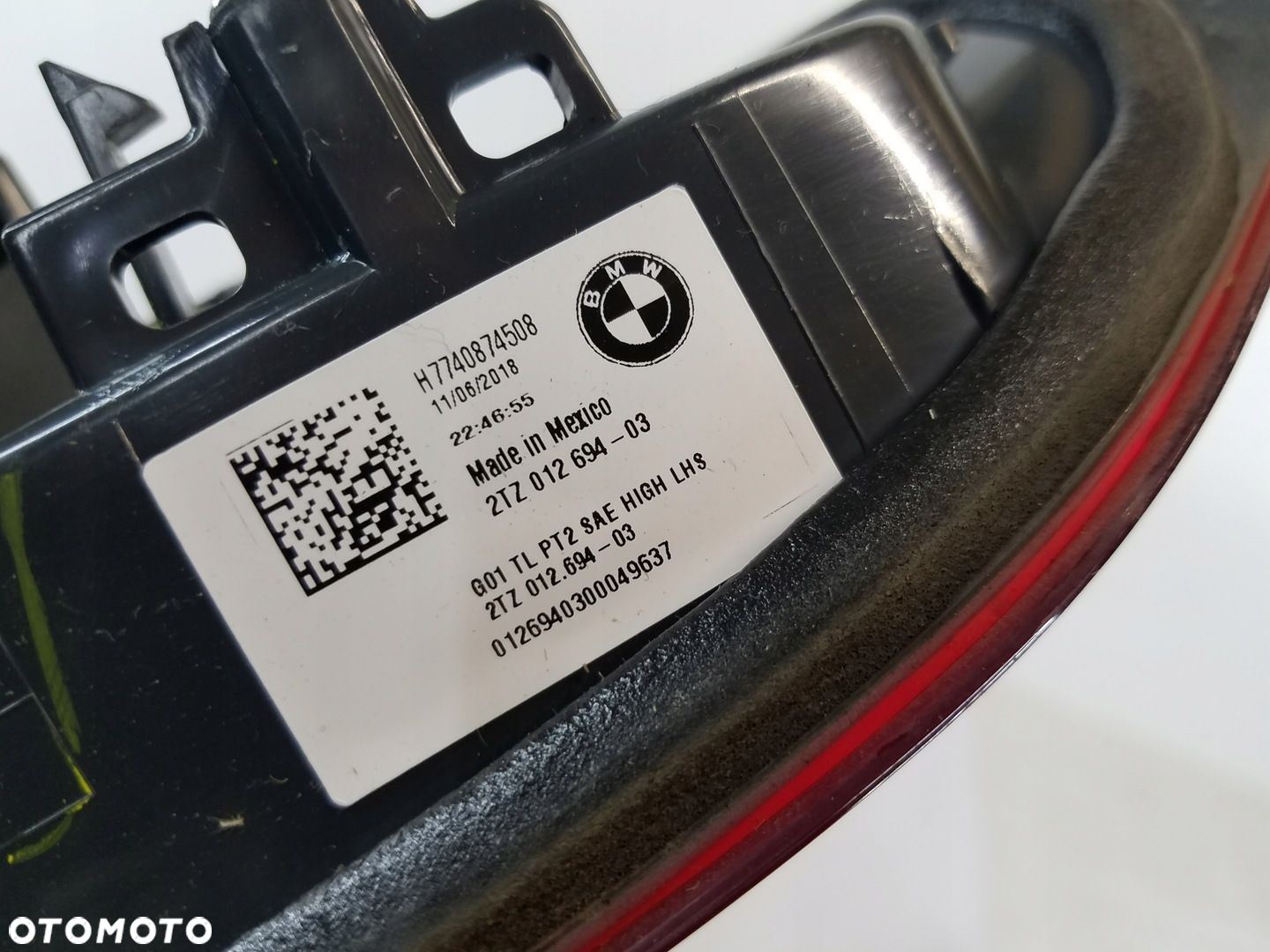 LAMPA LAMPY TYŁ LED BMW X3 G01 USA KANADA - 6
