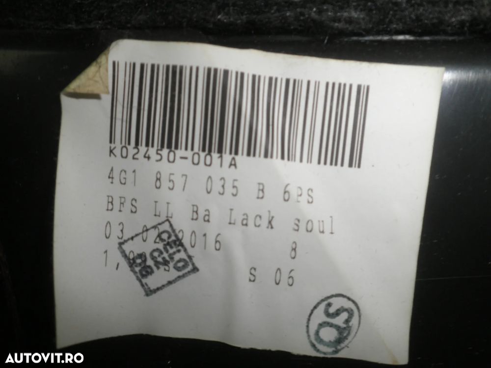 Torpedou Audi A6 C7 Facelift 2016 4G1857035B - 3