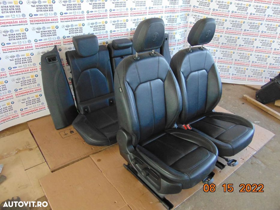 Interior Alfa Romeo stelvio 2015-2022 scaune fata banchete spate piele - 4