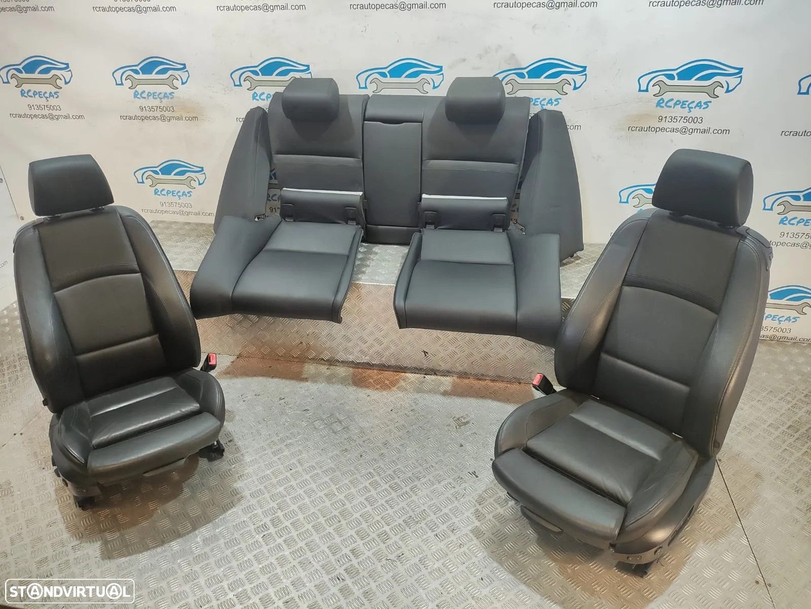 Conjunto Bancos em Pele Elétricos e Aquecidos BMW Serie 3 Coupe E92 LCi Pack M - 11