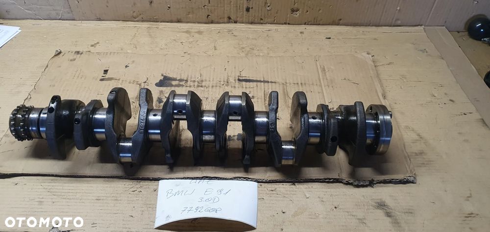 Wał korbowy silnika nominalny BMW 3 E90 E91 3.0D 7792608 - 1