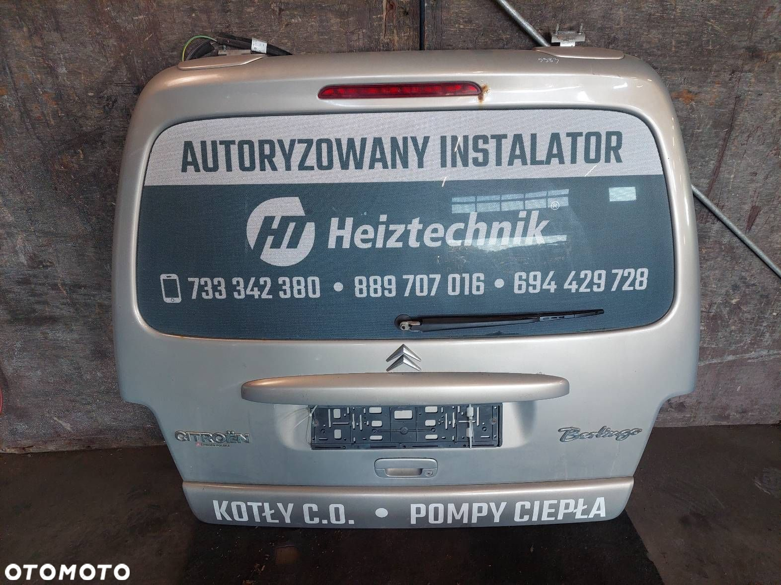 KOMPLETNY TYŁ KLAPA BAGAŻNIKA ZDERZAK TYŁ LAMPY BERLINGO I FL KDDC - 8