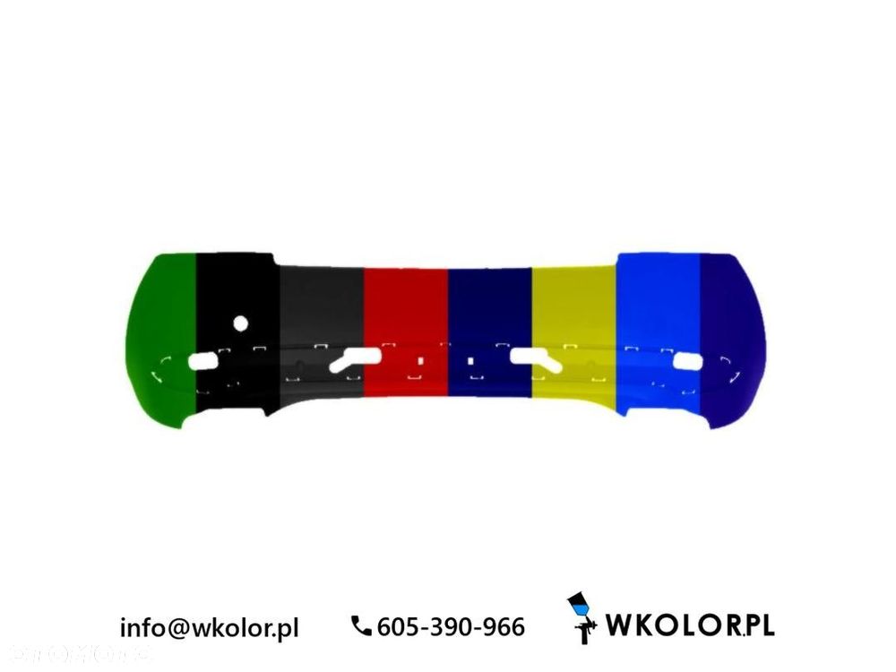 NOWY ZDERZAK LANCIA YPSILON 2007-2011 LAKIEROWANY W KOLOR - 1