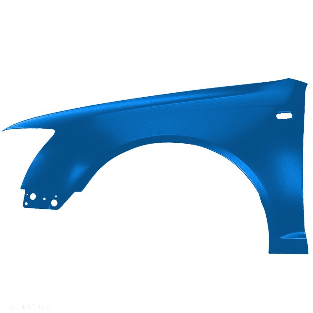 BLU Błotnik Audi A6 C6 LZ5F Lewy Niebieski 2004-2008 przód SprintBlau - 2