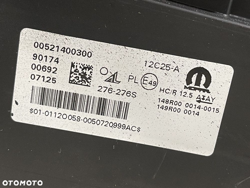 NOWA ORYGINALNA LAMPA PRAWA PRZEDNIA FIAT 500e 20-26 KOMPLETNA EUROPA 521400300 52140030 68656340AA - 8