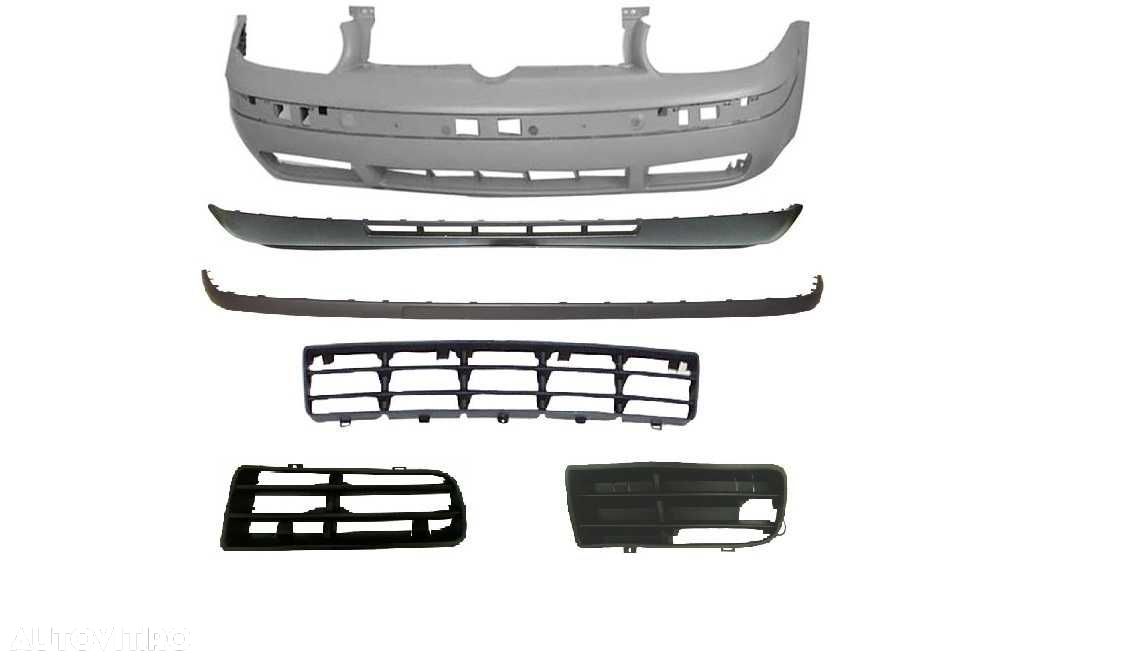 Bara fata noua completa cu grile , bandou si spoiler pentru VW Golf 4 - 1