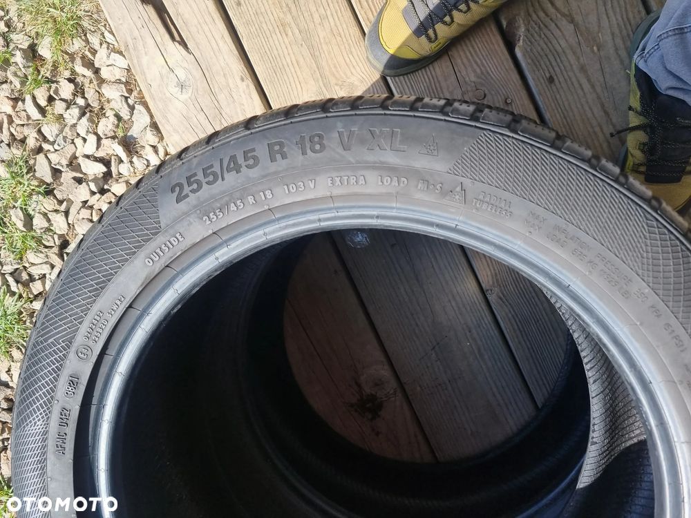 Opony CONTINENTAL WINTER CONTACT TS850P 255/45R18 103V 2021r,4x6mm bdb stan - 11