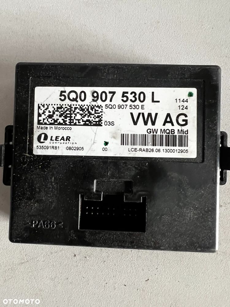 MODUŁ STEROWNIK GATEWAY MODUŁ STEROWNIK GATEWAY 3Q0907530B 3Q0907530G 5Q0907357 5Q0907357Q 5Q0907357M 5Q0907357AJ 5Q0907357L* - 6