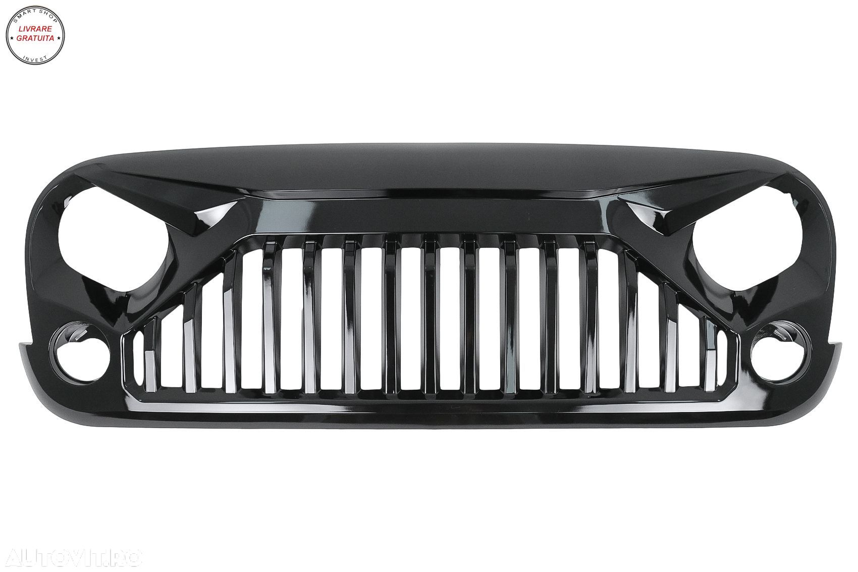 Grila Centrala JEEP Wrangler / Rubicon JK (2007-2017) Angry VaderDesign Negru- livrare gratuita - 1