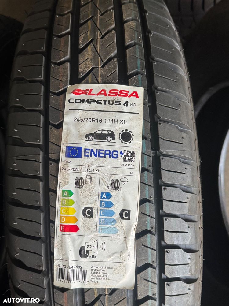 Vând 4 anvelope 245/70/16 Lassa de vară noi - 2