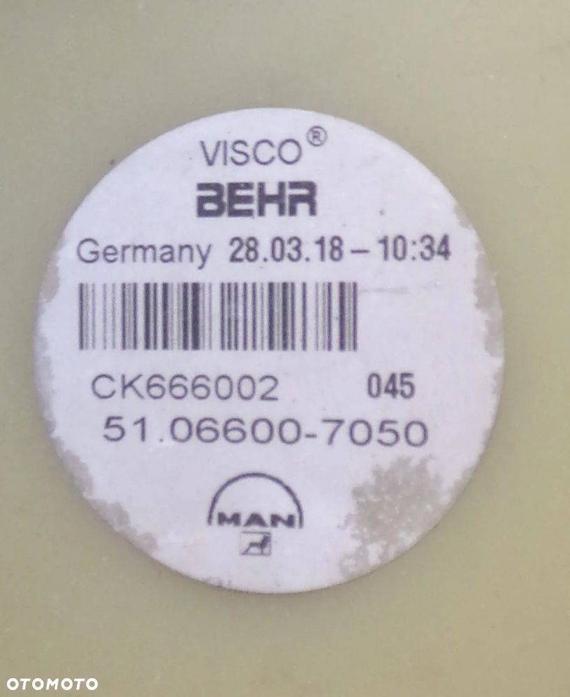 VISCO WISKOZA SPRZĘGŁO WENTYLATORA MAN TGX TGS EURO 6 2018r. 51066007050 - 5