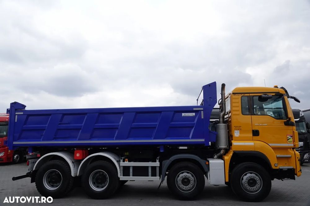 MAN TGS 35.500 / 8x4 / BASCULANTE / HYDROBURTA / BORDMATIK / NAVI / 2019 - 17