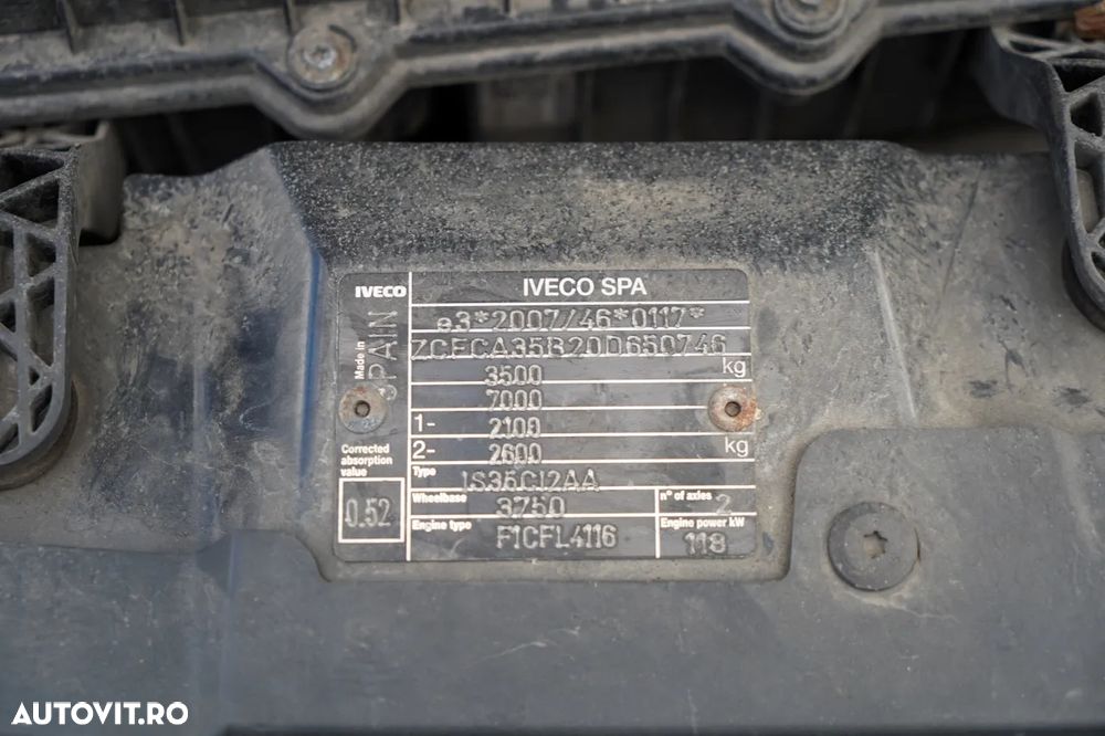 Iveco DAILY 35-160 / 3.0 D / Basculantă 3 direcții / BLOCARE AXE / DUBLU / MANUALĂ / IMPORTATĂ - 38