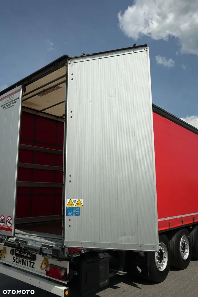 Schmitz Cargobull / FIRANKA / OŚ PODNOSZONA / DACH PODNOSZONY / KOSZ NA PALETY - 14