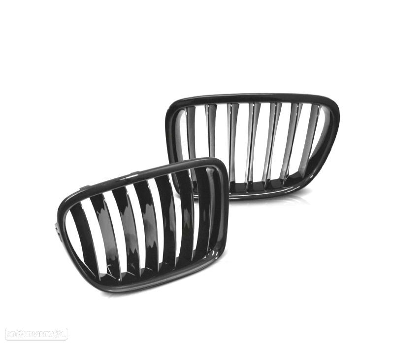 GRELHAS BMW X1 E84 LCI 12-14 PRETO BRILHANTE - 2