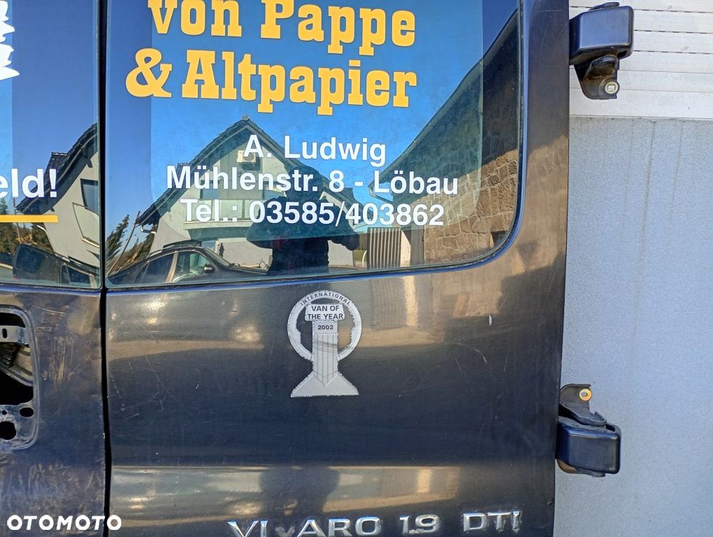 drzwi tylne lewe prawe tył z szybą opel vivaro a trafic II primastar 2001-2014 komplet - 6