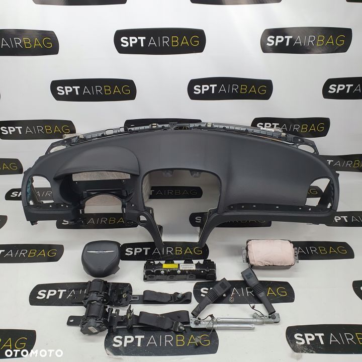 CHRYSLER 300C DESKA ROZDZIELCZA KONSOLA KOKPIT PULPIT PODUSZKI AIRBAG AIR BAG PASY KIT SET - 1
