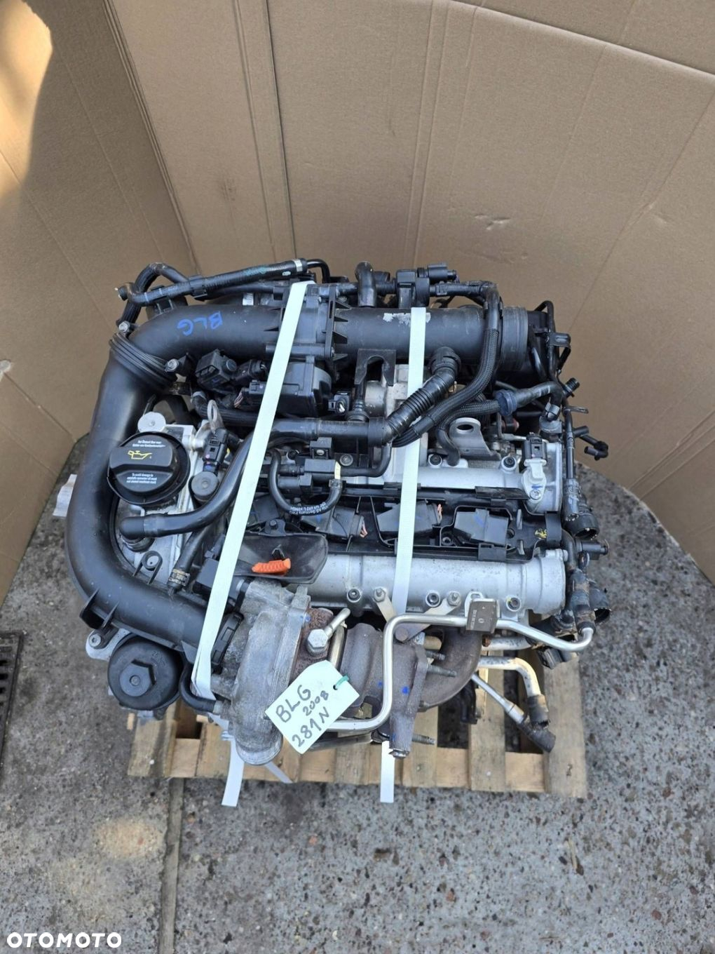 SILNIK KOMPLETNY 1.4 TSI BLG AUDI SKODA VW SEAT NR MAG 281N - 6