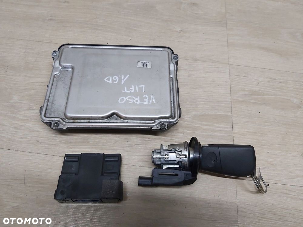 Toyota VERSO 13-18 r 1,6 d4d zestaw odpalenia komputer kluczyk 89661-0F500 - 6