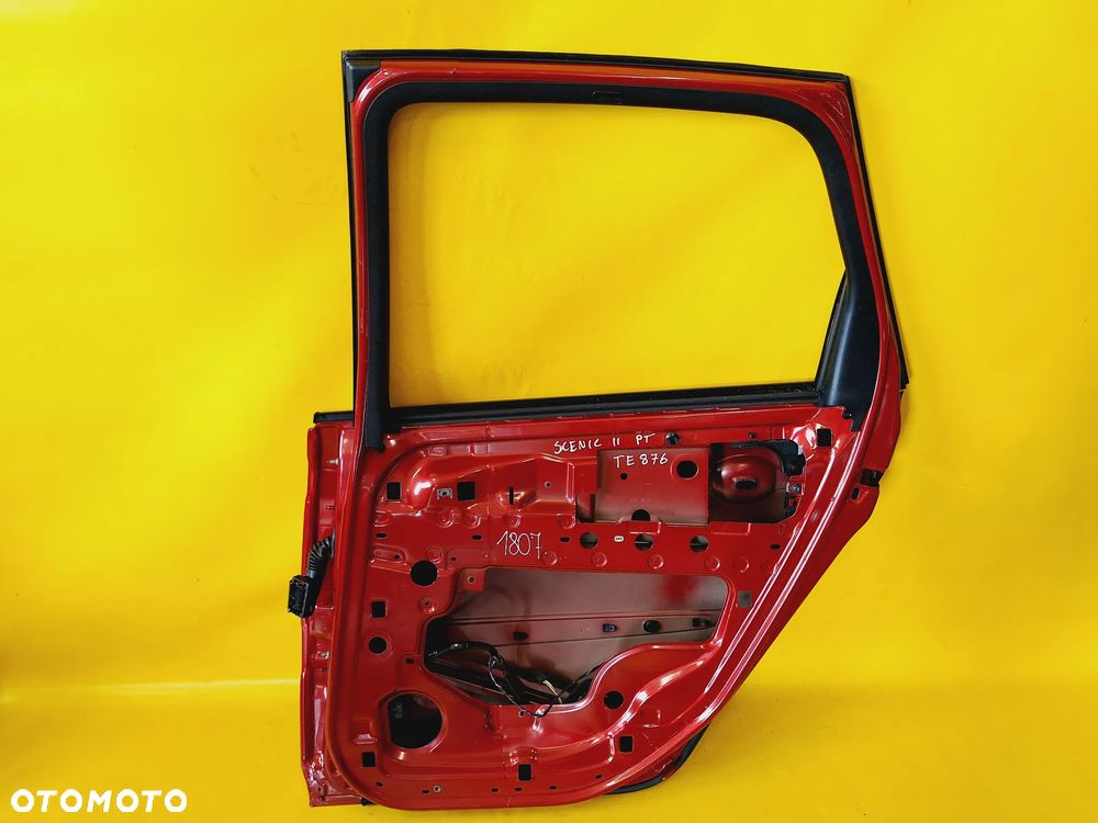 DRZWI PRAWY TYŁ PRAWE TYLNE RENAULT SCENIC II LAK: TE876 NR1807 - 10
