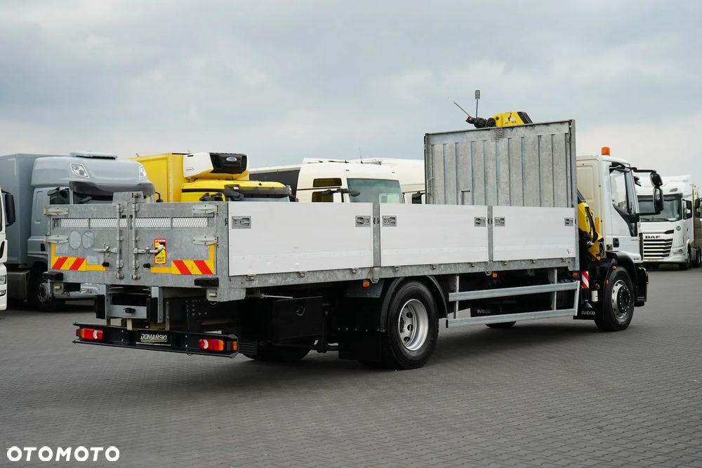 Iveco EUROCARGO / 180-250 / SKRZYNIOWY + HDS / HYVA HC - 153 / ROTATOR / PILOT - 8