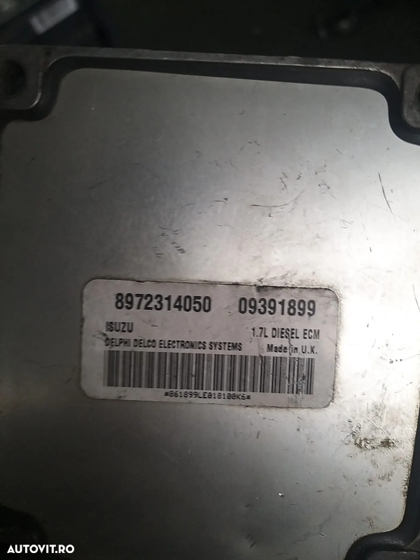 Calculator ECU cod: 8972314050 pentru Opel Astra G 1.7 DTI din 2003