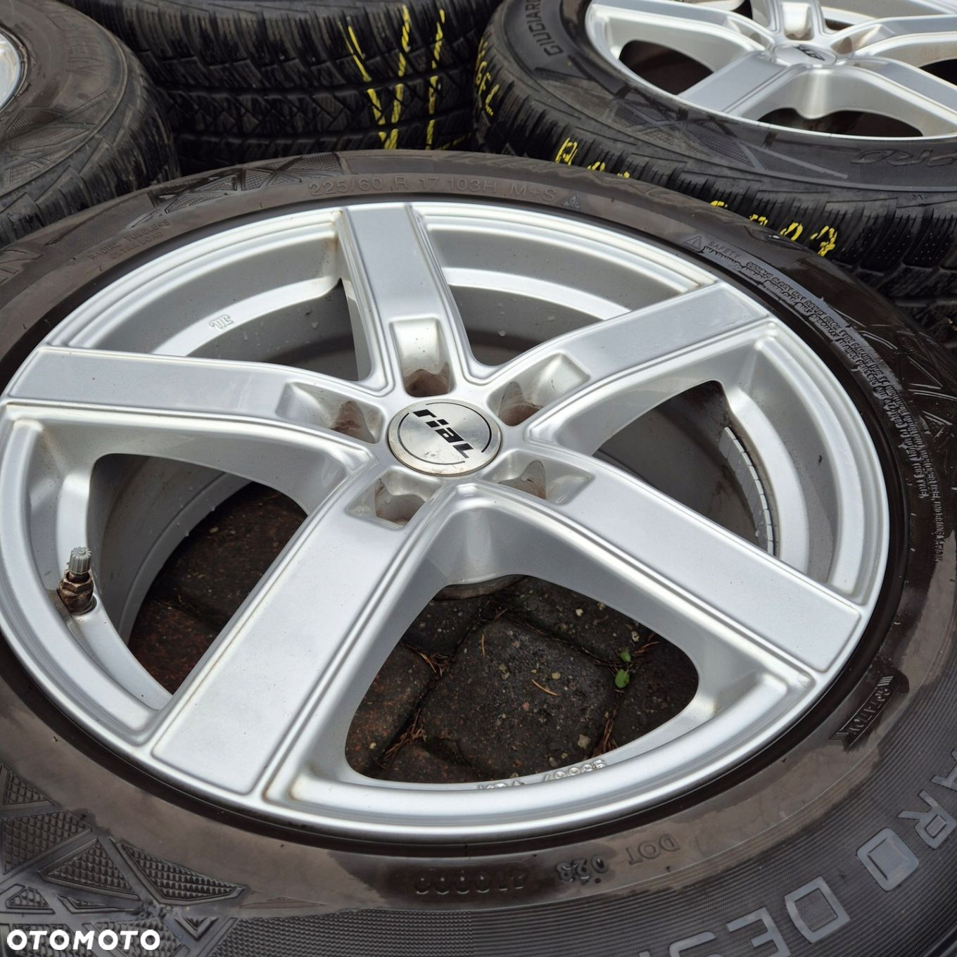 ZIMA KOŁA 17 JEEP COMPASS RENEGADE CHEROKEE TONALE 225/60 R17 czujniki - 8