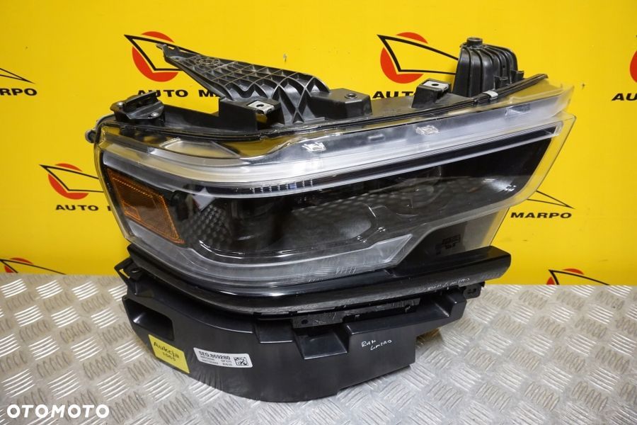 DODGE RAM 1500 LIMITED 2019- REFLEKTOR LAMPA LED PREMIUM BLACK PRAWA USA - 5