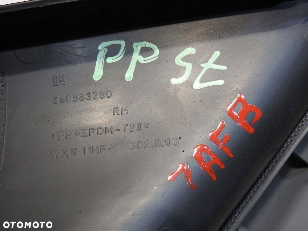 OSŁONA SŁUPKA A PRAWA OPEL ZAFIRA B 360583280 - 2