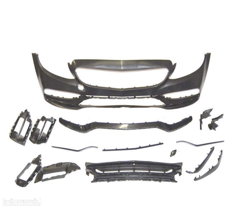 PARA-CHOQUES FRONTAL MERCEDES W205 18-21 LOOK AMG C63 - 2