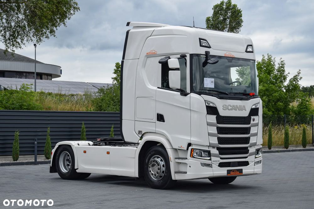 Scania 500S / FULL AIRMATIC / HYDRAULIKA / RETARDER / KLIMATYZACJA POSTOJOWA / ACC / KLIMA / 2 ZBIORNIKI PALIWA / FULL LEDY / FULL SPOILERY / SERWISOWANA / SPROWADZONA - 3