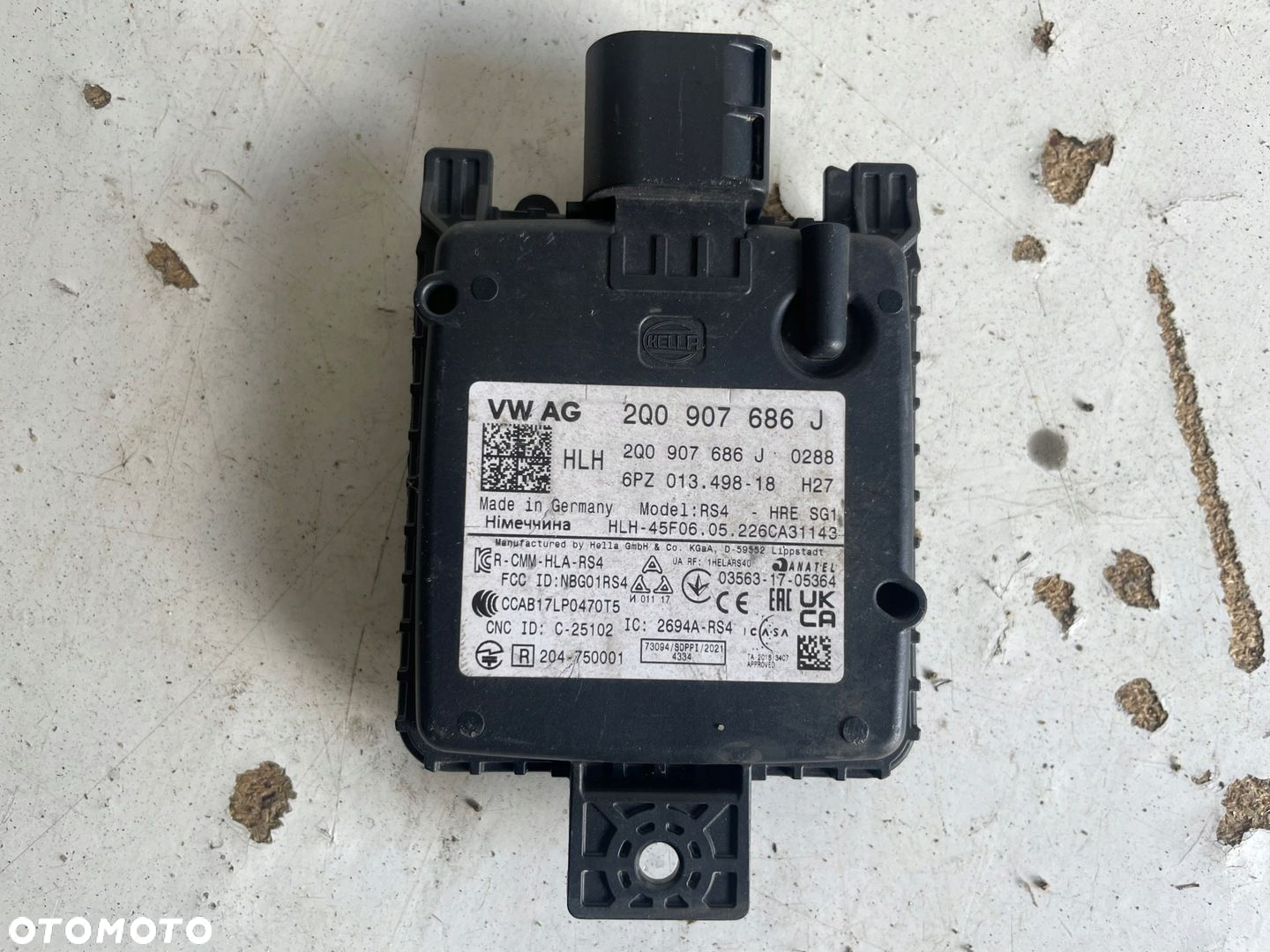 VW Audi Seat Skoda Acc radar asystent pasa ruchu 2Q0907686J - 2
