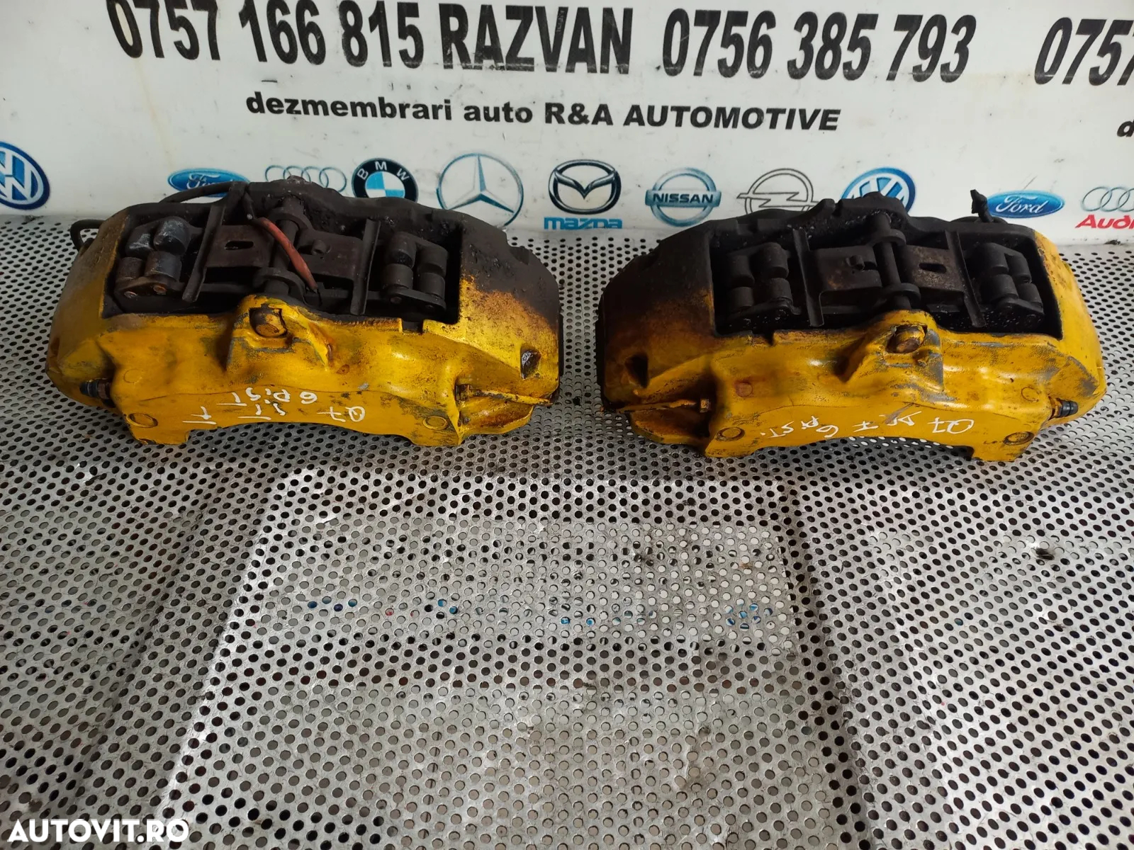 Etrieri Etrier Stanga Dreapta Fata Cu 6 Pistonase Audi Q7 4L Vw Touareg Porsche Cayenne 2006-2007-2 - 4