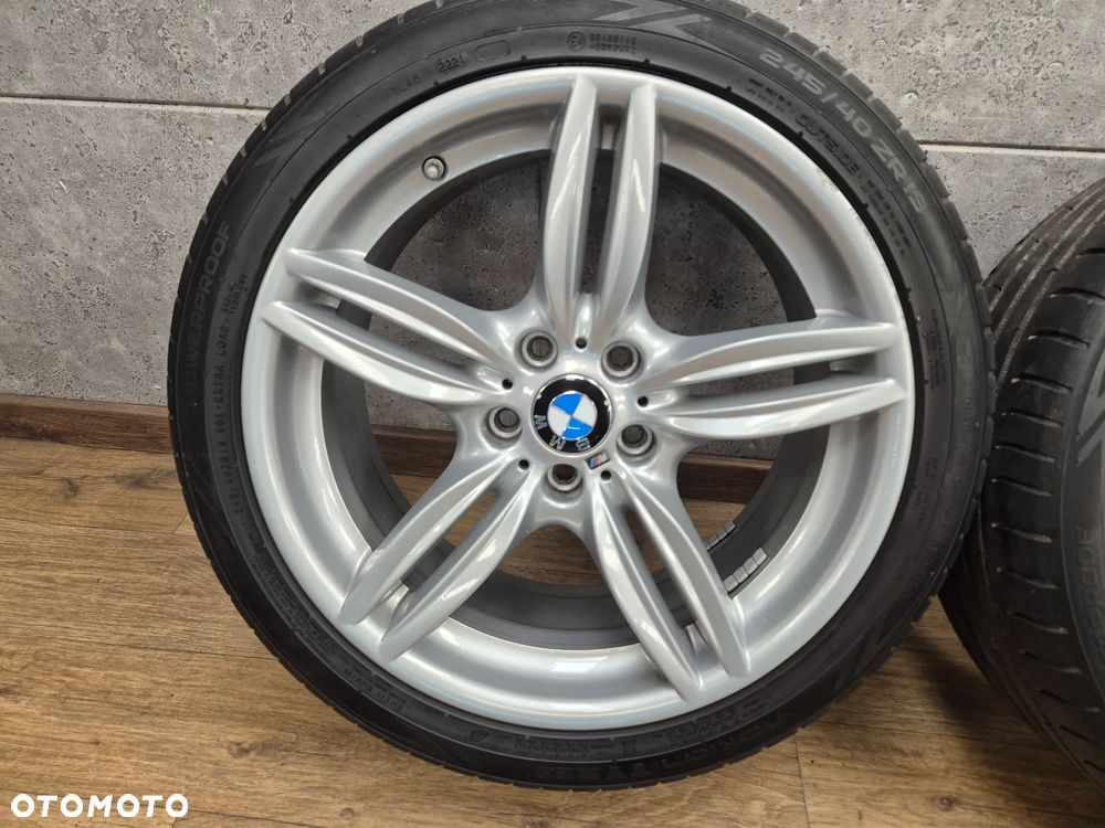 BMW ALU FELGI KOŁA 19" 5x120 STYLING 351 F10 F06 F12 F13 F11 ORYGINALNY LAKIER 8,5J ET33 M-PAKIET KOMPLET + OPONY 245-40 21r - 3