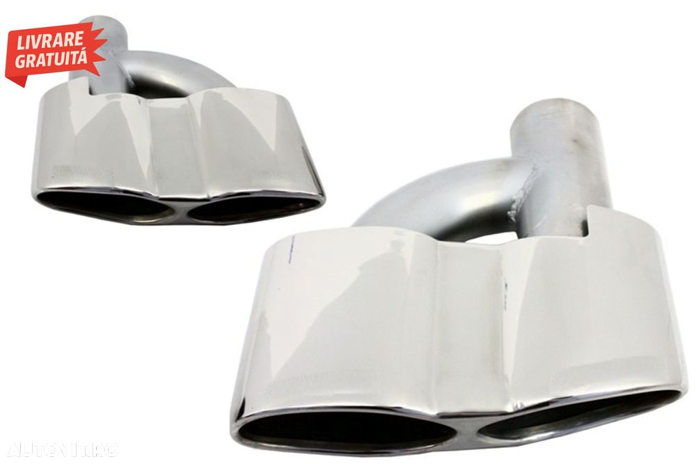 Pachet Exterior Complet Mercedes S-Class W221 (2005-2011) cu Grila Negru Lucios si- livrare gratuita - 11