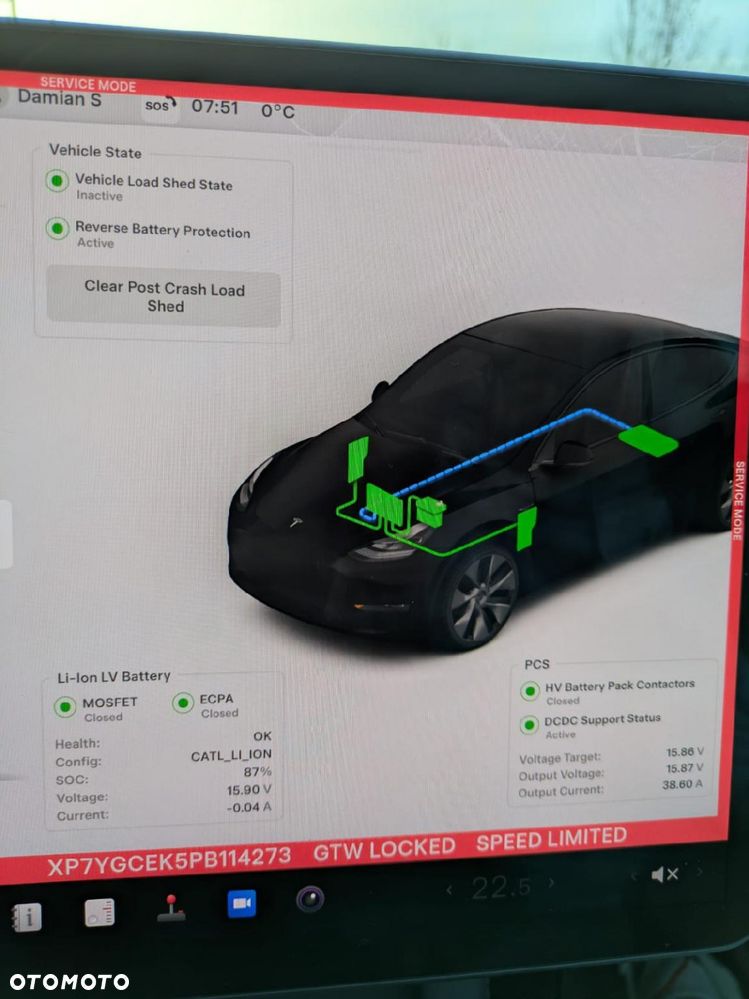 Części- Tesla Model Y 78,4 kWh 514 KM DUAL MOTOR 23R - 7