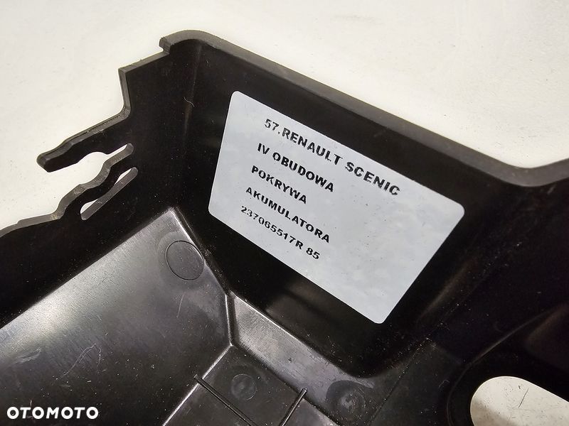 renault scenic 4 iv obudowa pokrywa akumulatora 237065517r - 6