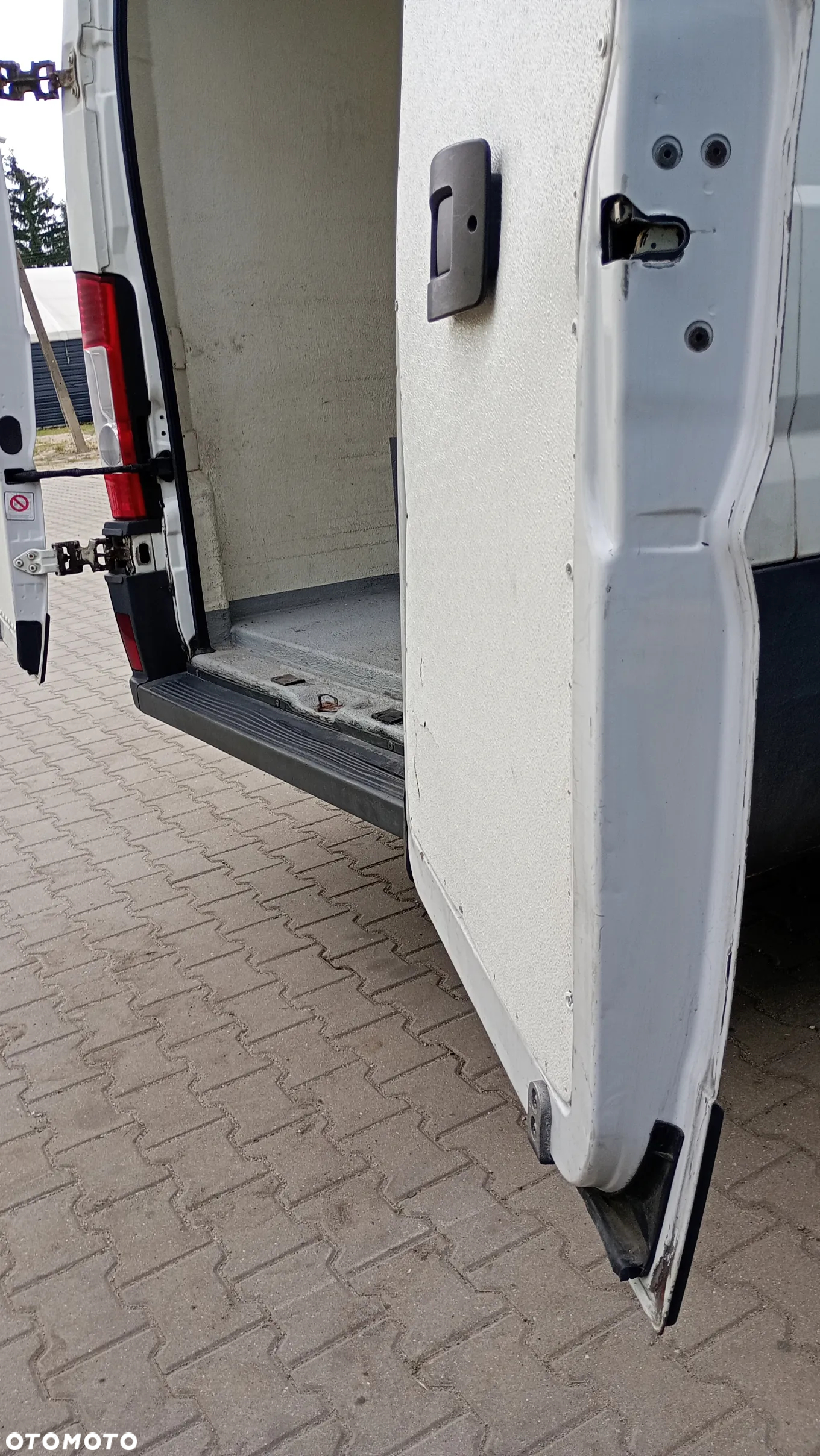 F.V Drzwi tylne wysokie uzbrojone KOMPLETNE Fiat DUCATO PEUGEOT BOXER FIAT DUCATO CITROEN JUMPER Zawiasy 270 stopni - 6