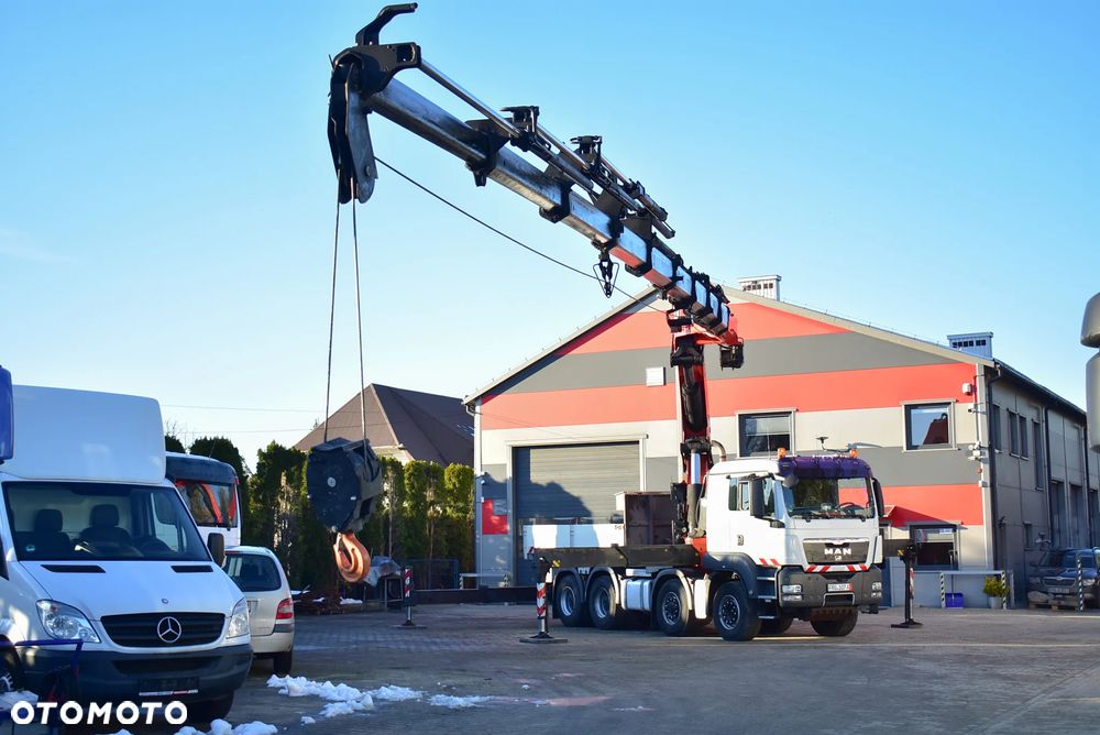 MAN TGS 35.480 / 8x6 H/ Skrzynia+Palfinger PK 85002 / Pilot/ Sprowadzony z Niemiec ! Stan wzorowy ! - 11