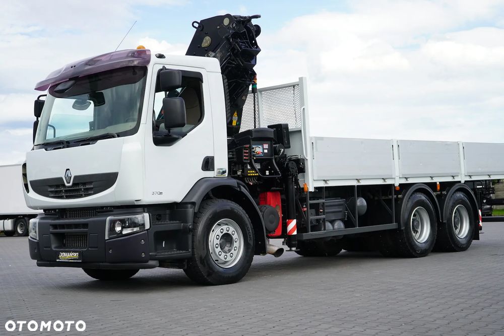 Renault PREMIUM / 370 / 6 X 4 / SKRZYNIOWY + HDS / HIAB 377 EP - 4 / PILOT - 32