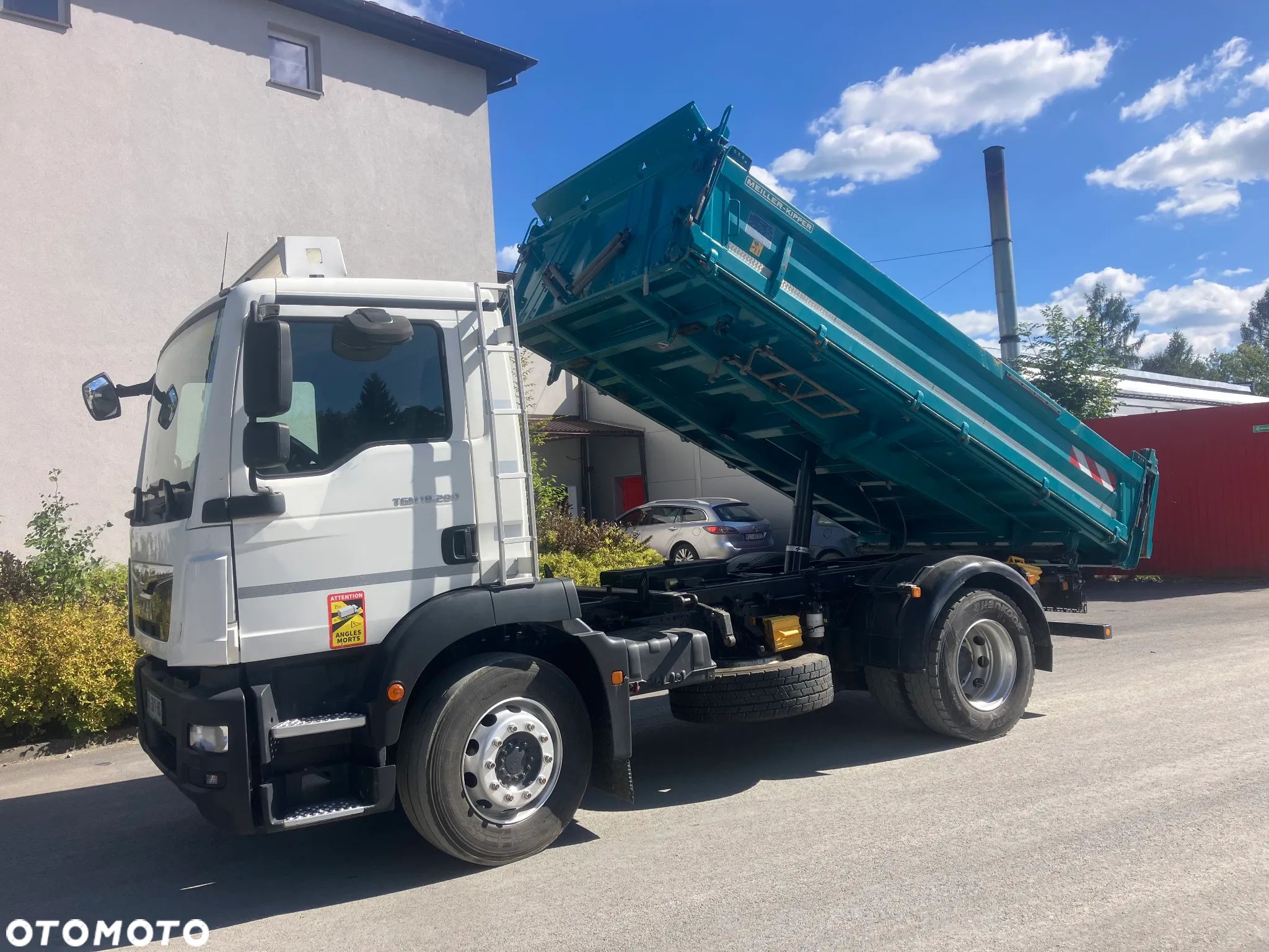 MAN MAN TGM 18.290 kiper MEILLER wywrotka blokada mostu - 1