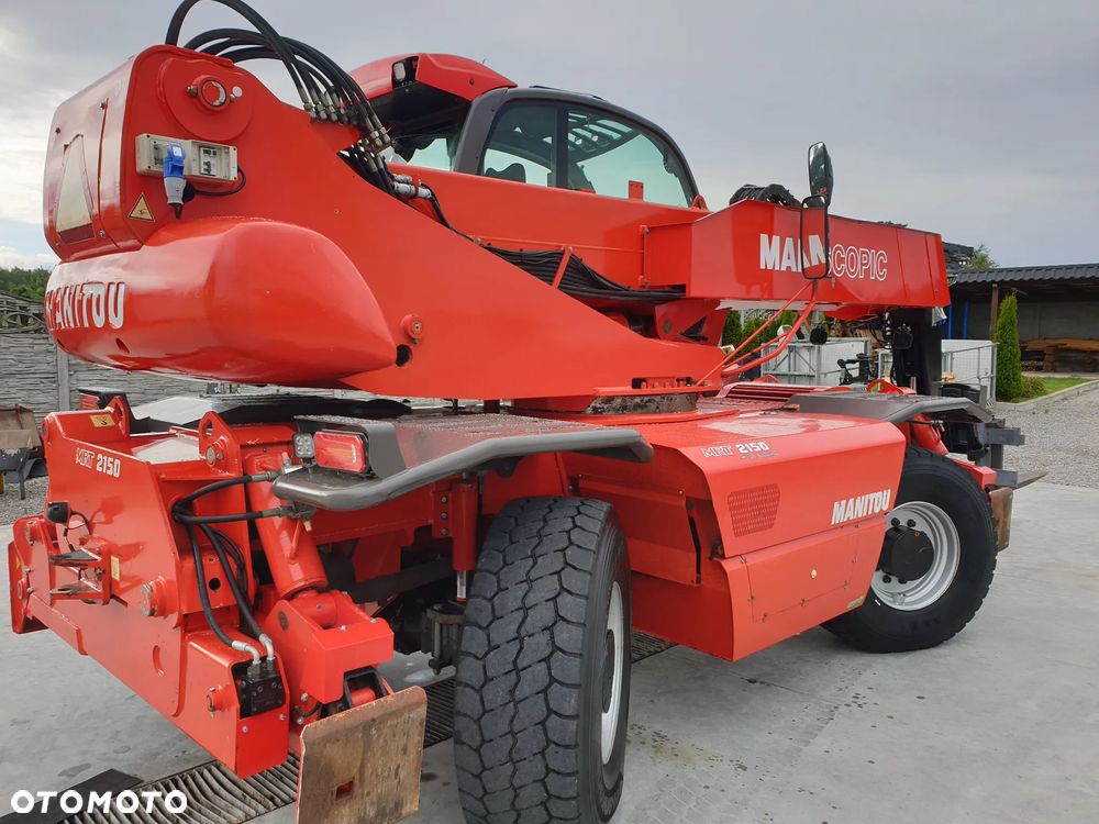 Manitou MRT ROTO 2150 Privilege KOSZ/WIDŁY/PILOTY SPROWADZONA PIĘKNY STAN - 39