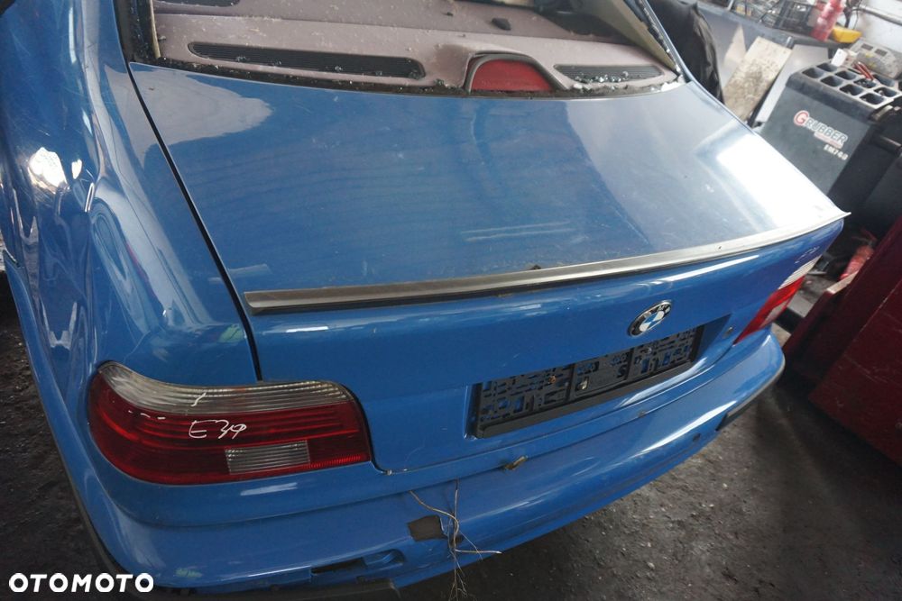 KLAPA BAGAŻNIKA TYLNA 5 E39 SEDAN 490  NIEBIESKI SANTORINI BMW 1995-2000 - 2