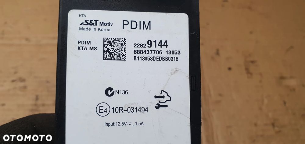 Moduł sterownik PDIM Opel Zafira C 22829144 - 5