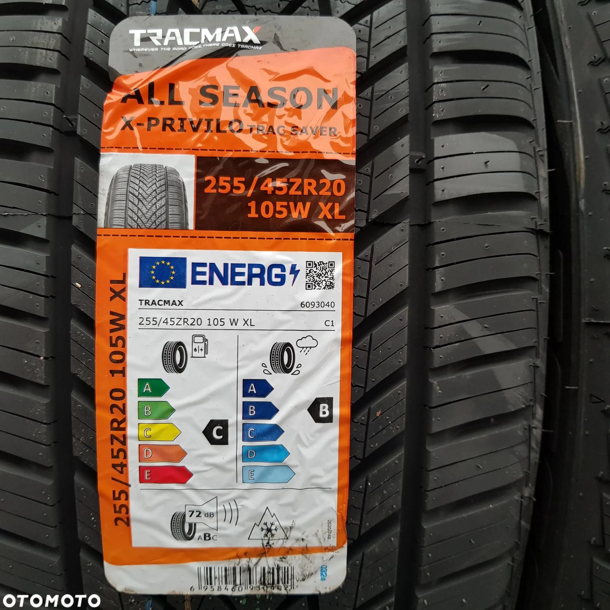 4x 255/45R20 Tracmax All Season X Privilo Trac Saver Komplet opon całorocznych - 2