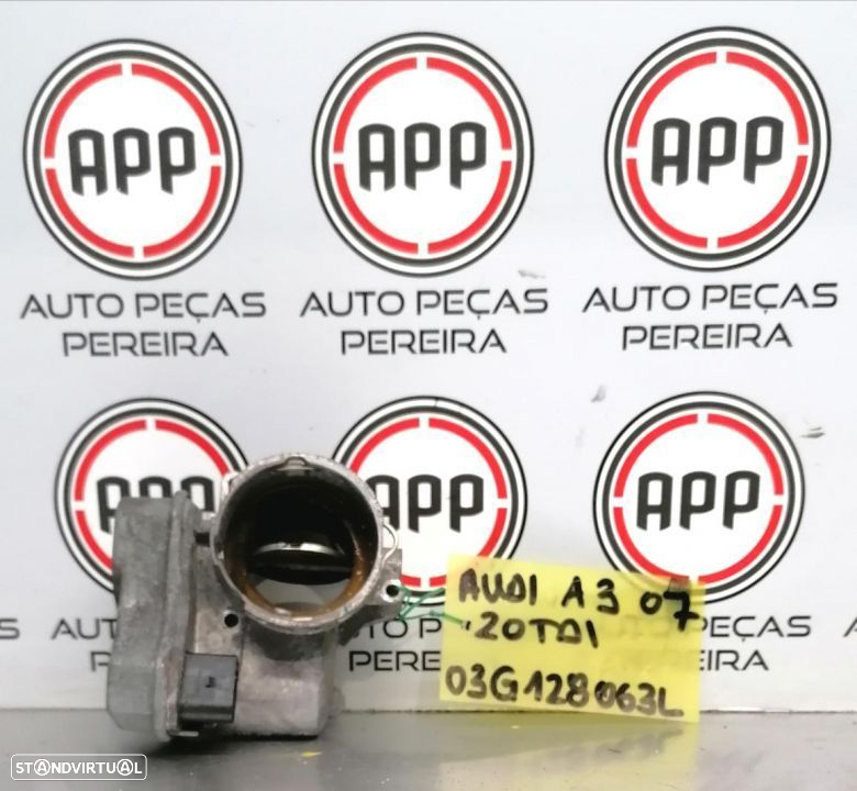 Borboleta de admissão VW Golf 5, Audi A3 8P, Leon 1P 2.0 TDI referência 03G128063L, 3L128063AF, 03L128063S, 03G128063A . - 2