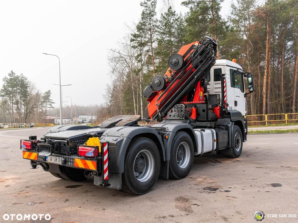 MAN TGS 33.400 6x4 PALFINGER PK 29002 HDS Żuraw Wciągarka Ciągnik - 4