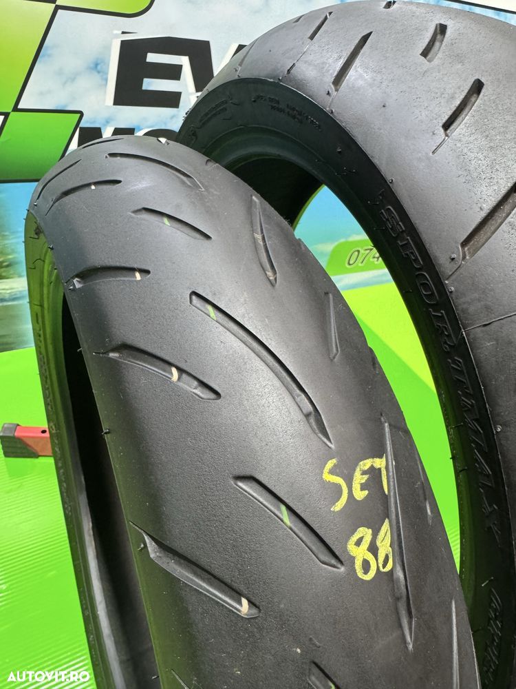 Set Anvelope Moto 120 70 17 si 180 55 17 Dunlop Gpr300 Set88 - 3