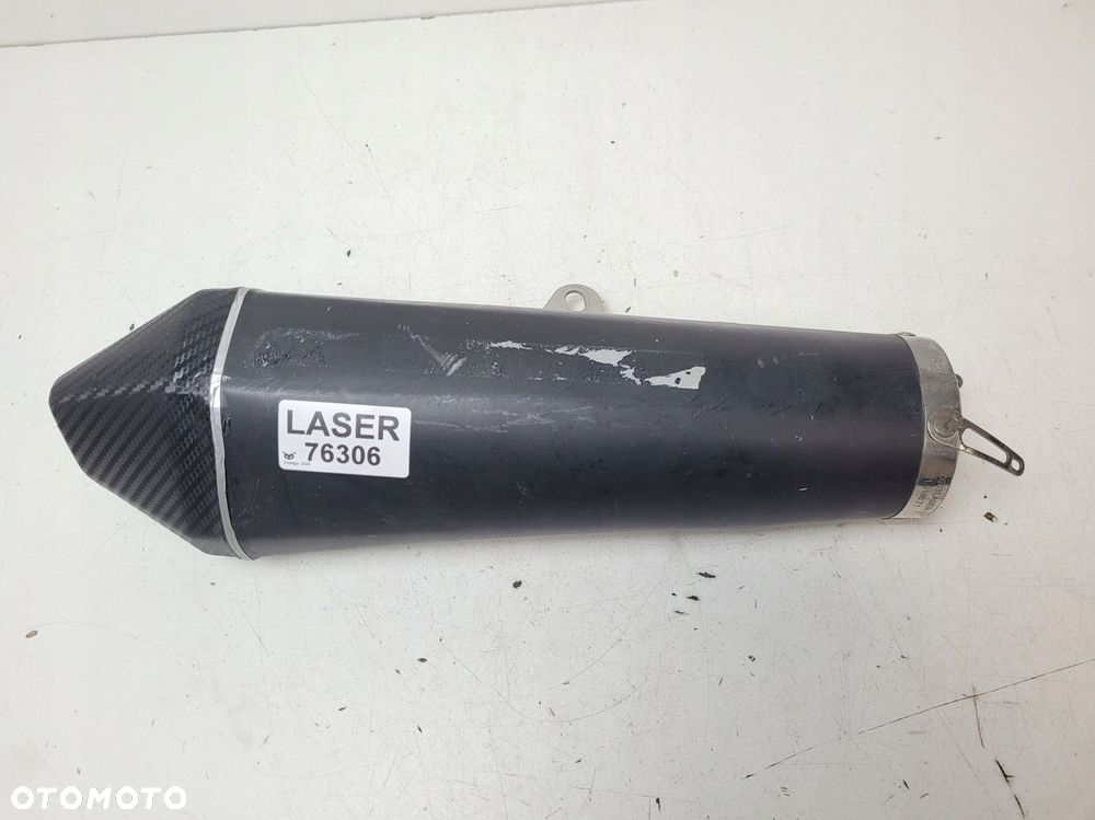 TŁUMIK WYDECH SPORTOWY LASER 32cm 52mm - 1