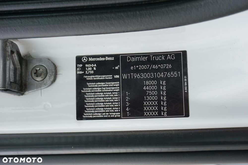 Mercedes-Benz ACTROS / 1840 / ACC / E 6 / MP 5 / CHŁODNIA + WINDA / MULTITEMPERATURA / 19 PALET - 11